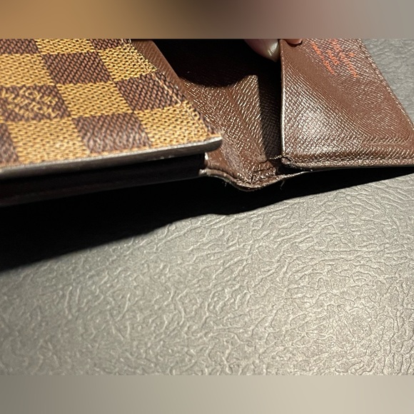Authentic LOUIS VUITTON Card Wallet Damier Ebene - Picture 12 of 14